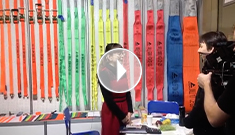  2017年科隆展會，德國***電視臺采訪辰力集團展位